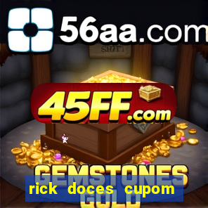 rick doces cupom primeira compra